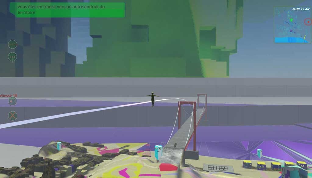 <br class='autobr' />
In this section you’ll find the famous &laquo;&nbsp;Journal du Brise-lames&nbsp;&raquo;, the first literary FPS of its kind, as well as other more modest games, including &laquo;&nbsp;Carriet 360&nbsp;&raquo;, created during a residency in Bordeaux’s northern district with local youngsters. (Beware&nbsp;: all the games are in French&nbsp;!)