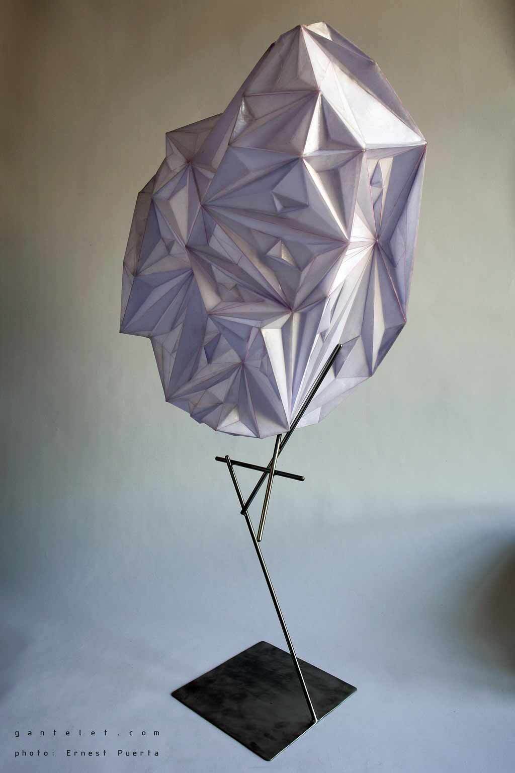 Sculpture Foldedoriginal watercolor by artist stéphane gantelet whith the title of artwork is big heart