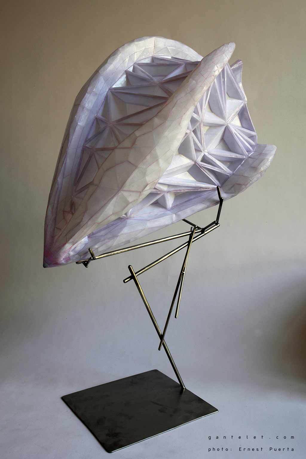 Sculpture Foldedoriginal watercolor by artist stéphane gantelet whith the title of artwork is Geophysik IV