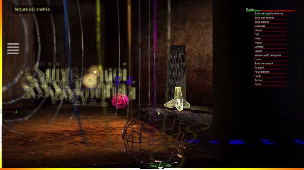 <br class='autobr' />
In this section you’ll find the famous &laquo;&nbsp;Journal du Brise-lames&nbsp;&raquo;, the first literary FPS of its kind, as well as other more modest games, including &laquo;&nbsp;Carriet 360&nbsp;&raquo;, created during a residency in Bordeaux’s northern district with local youngsters. (Beware&nbsp;: all the games are in French&nbsp;!)