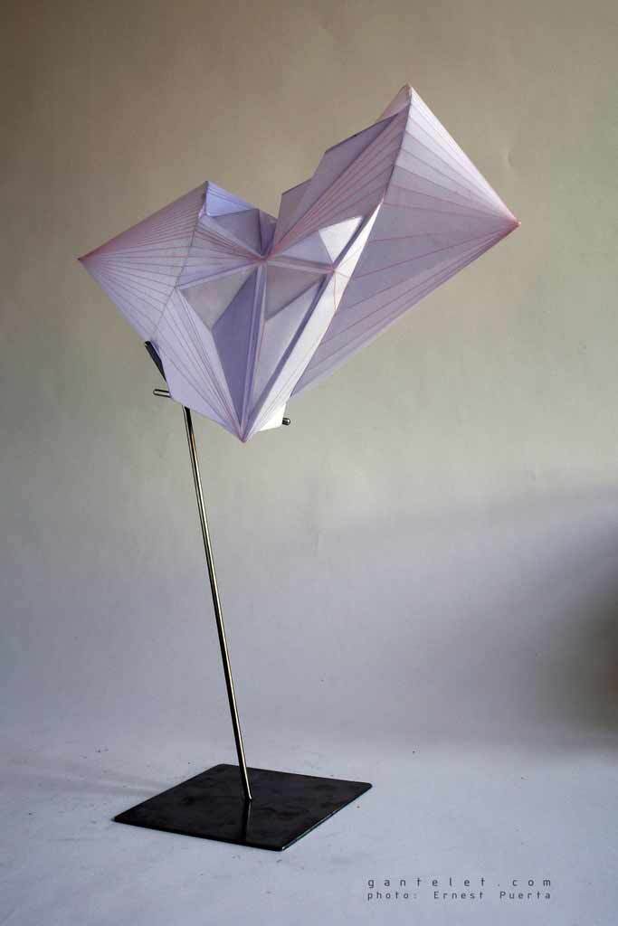 Sculpture Foldedoriginal watercolor by artist stéphane gantelet whith the title of artwork is Poly II