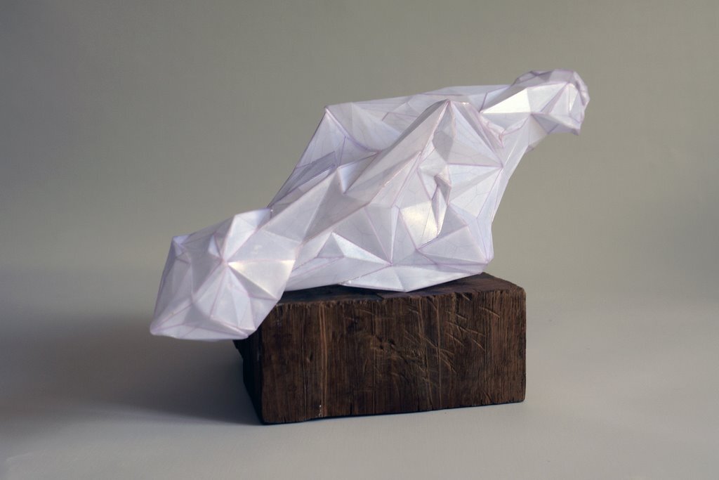 Sculpture Foldedoriginal watercolor by artist stéphane gantelet whith the title of artwork is 654 poly