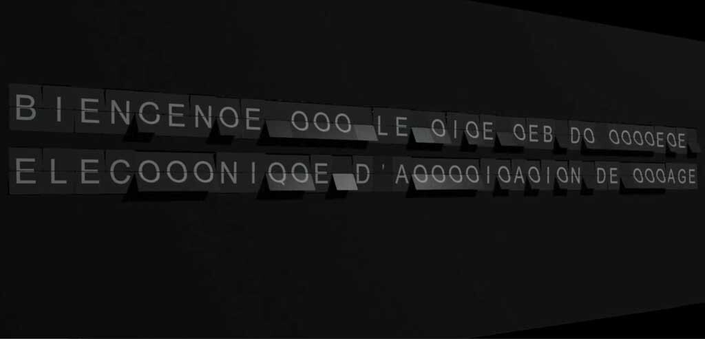 <br class='autobr' />
Since I’ve been using my computer to create art, I’ve made a number of videopoetry. They are an extension of my on-screen sculptural work, which constantly creates images that inspire me. I stage 3D environments with my creations. I animate the whole thing, edit it and end up with an original movie.<br class='autobr' />
Some are the fruit of collaborations with authors of contemporary literature, while others are the result of collective workshops.