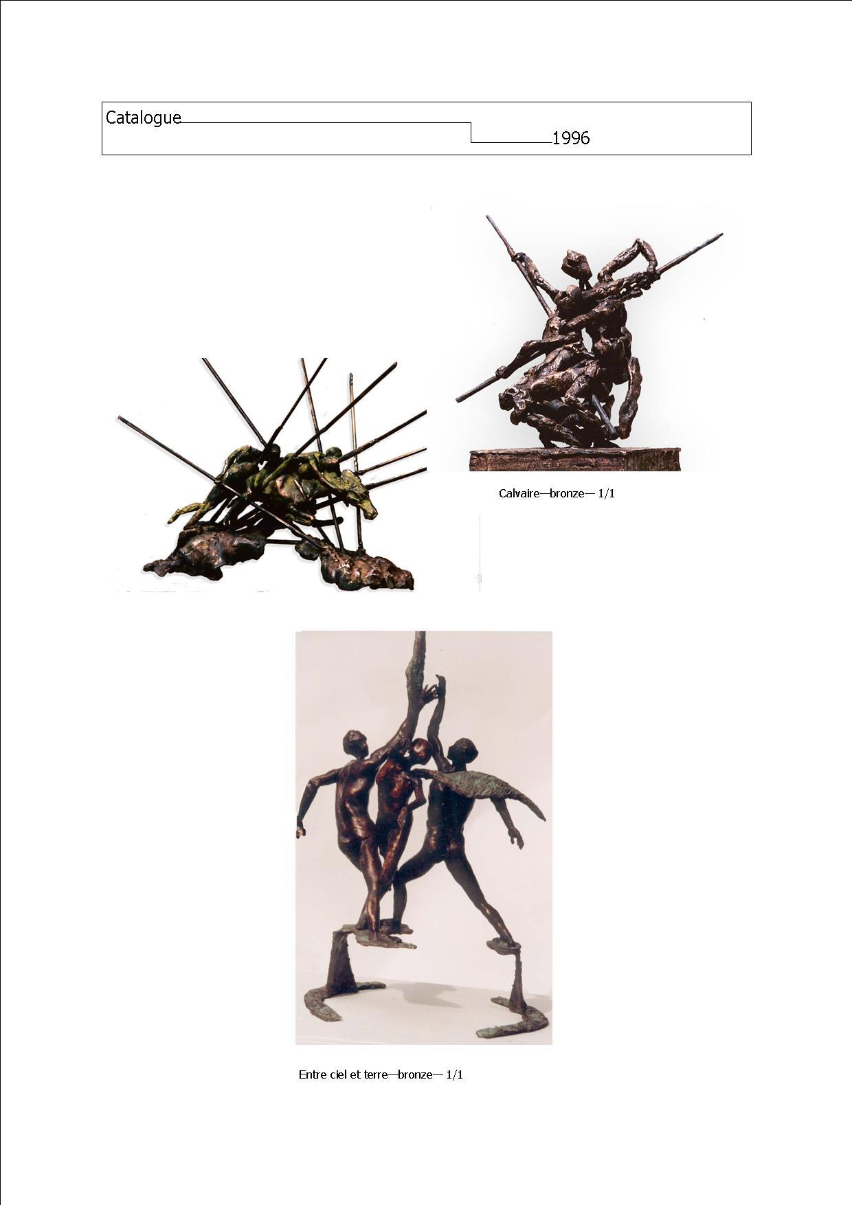 During the first 15 years of my sculptural practice, which began when I was 22, I made a large number of bronze sculptures in a figurative vein. For a long time, I was unaware of the times in which I lived. This is because I’m self-taught, and at the time I was devoting a lot of energy to artistic foundry work, to which I was totally committed. I turned my back on this period when I left the Bronze Age and entered the digital age. It was about time.