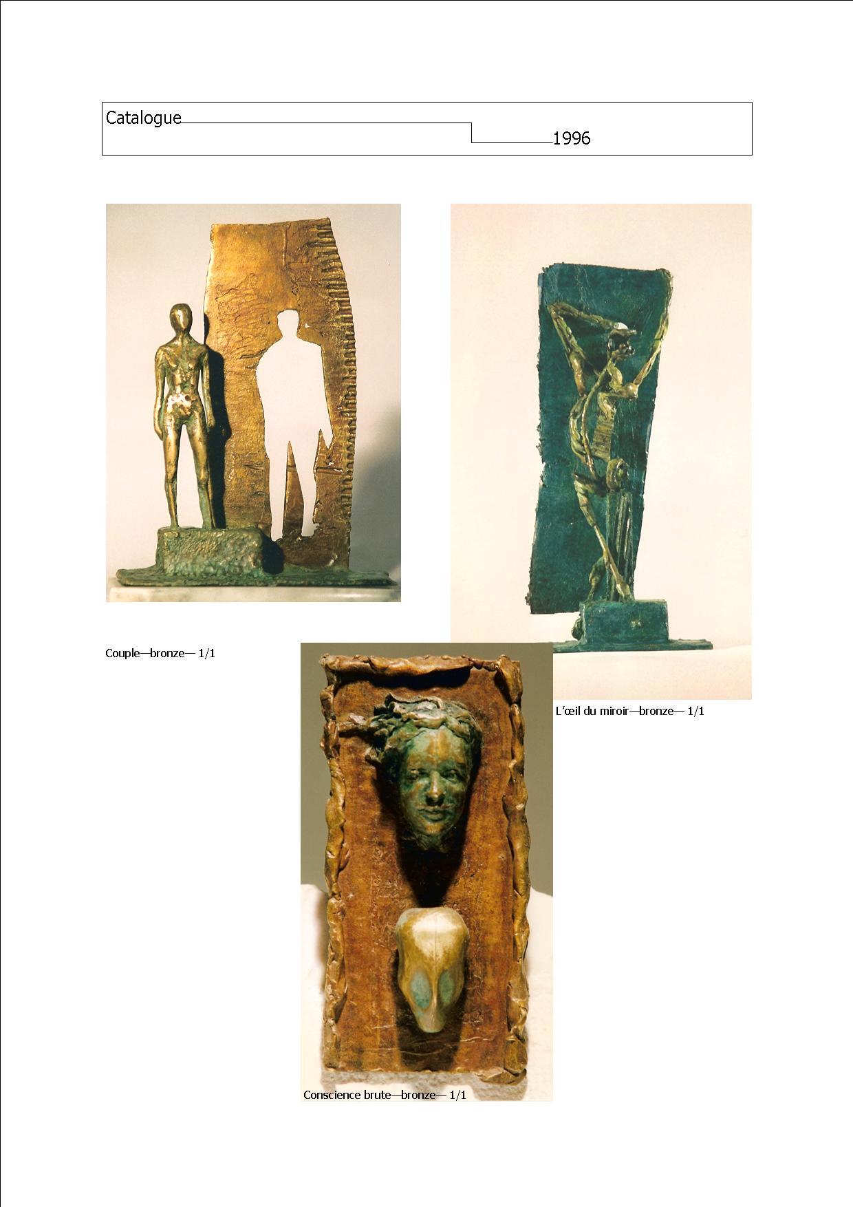 During the first 15 years of my sculptural practice, which began when I was 22, I made a large number of bronze sculptures in a figurative vein. For a long time, I was unaware of the times in which I lived. This is because I’m self-taught, and at the time I was devoting a lot of energy to artistic foundry work, to which I was totally committed. I turned my back on this period when I left the Bronze Age and entered the digital age. It was about time.
