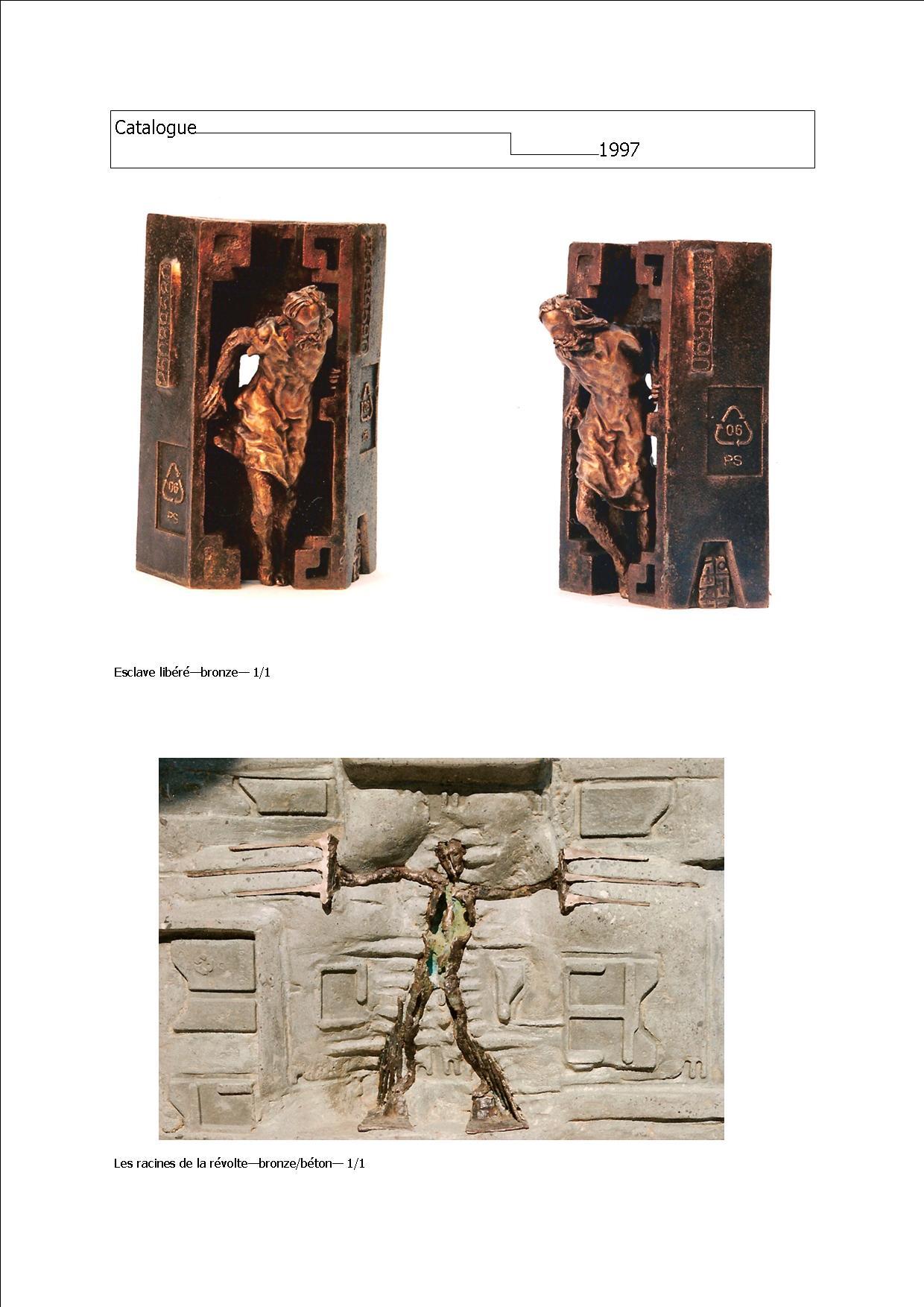 During the first 15 years of my sculptural practice, which began when I was 22, I made a large number of bronze sculptures in a figurative vein. For a long time, I was unaware of the times in which I lived. This is because I’m self-taught, and at the time I was devoting a lot of energy to artistic foundry work, to which I was totally committed. I turned my back on this period when I left the Bronze Age and entered the digital age. It was about time.