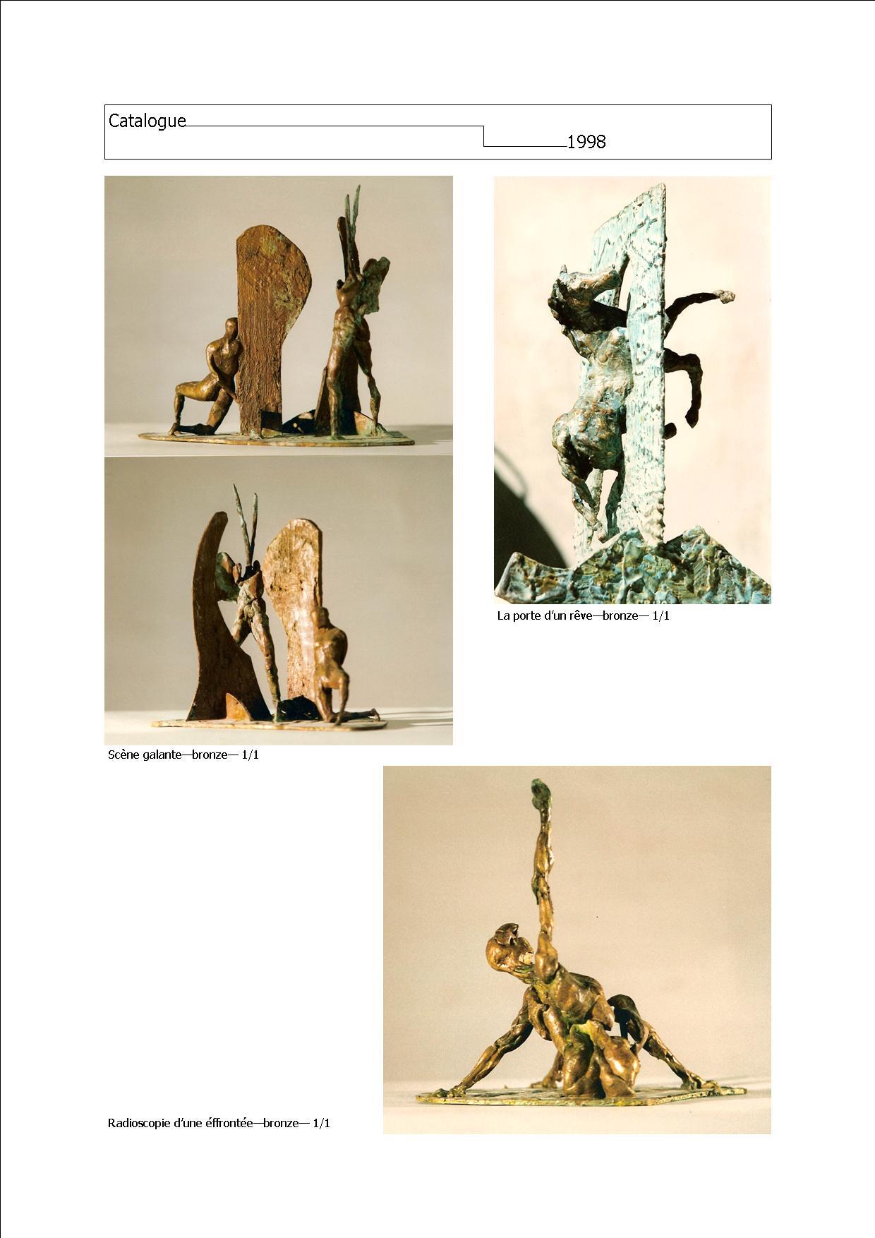 During the first 15 years of my sculptural practice, which began when I was 22, I made a large number of bronze sculptures in a figurative vein. For a long time, I was unaware of the times in which I lived. This is because I’m self-taught, and at the time I was devoting a lot of energy to artistic foundry work, to which I was totally committed. I turned my back on this period when I left the Bronze Age and entered the digital age. It was about time.