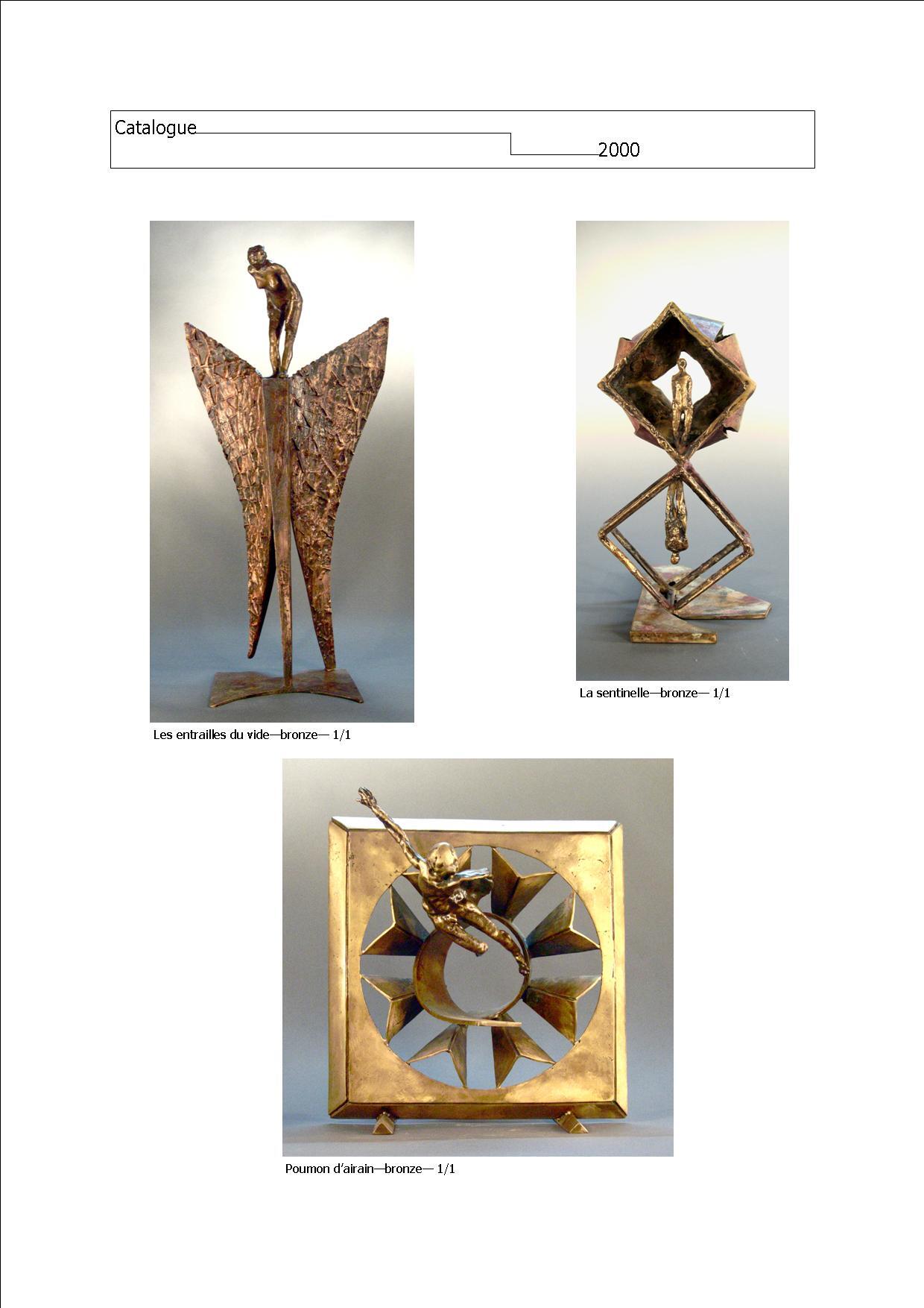 During the first 15 years of my sculptural practice, which began when I was 22, I made a large number of bronze sculptures in a figurative vein. For a long time, I was unaware of the times in which I lived. This is because I’m self-taught, and at the time I was devoting a lot of energy to artistic foundry work, to which I was totally committed. I turned my back on this period when I left the Bronze Age and entered the digital age. It was about time.