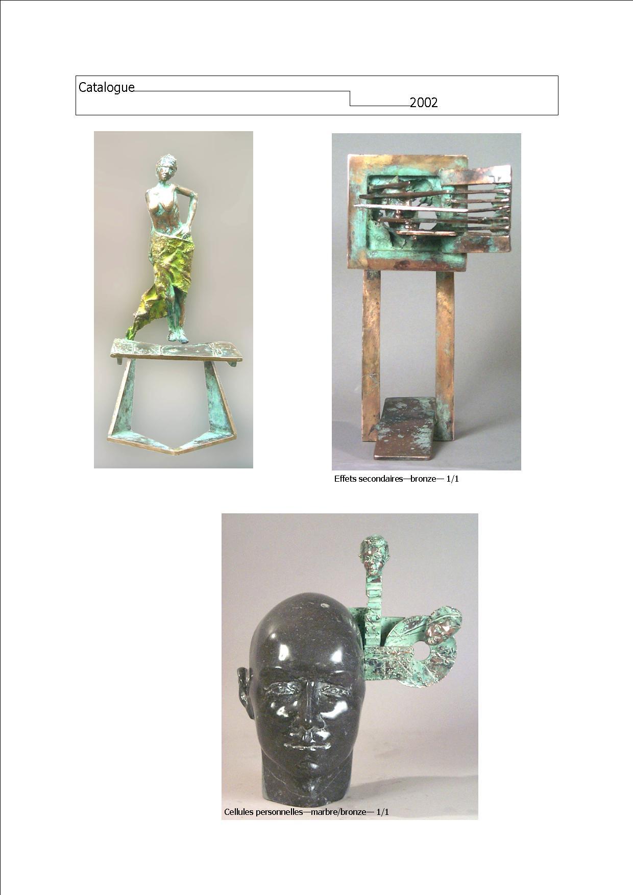 During the first 15 years of my sculptural practice, which began when I was 22, I made a large number of bronze sculptures in a figurative vein. For a long time, I was unaware of the times in which I lived. This is because I’m self-taught, and at the time I was devoting a lot of energy to artistic foundry work, to which I was totally committed. I turned my back on this period when I left the Bronze Age and entered the digital age. It was about time.
