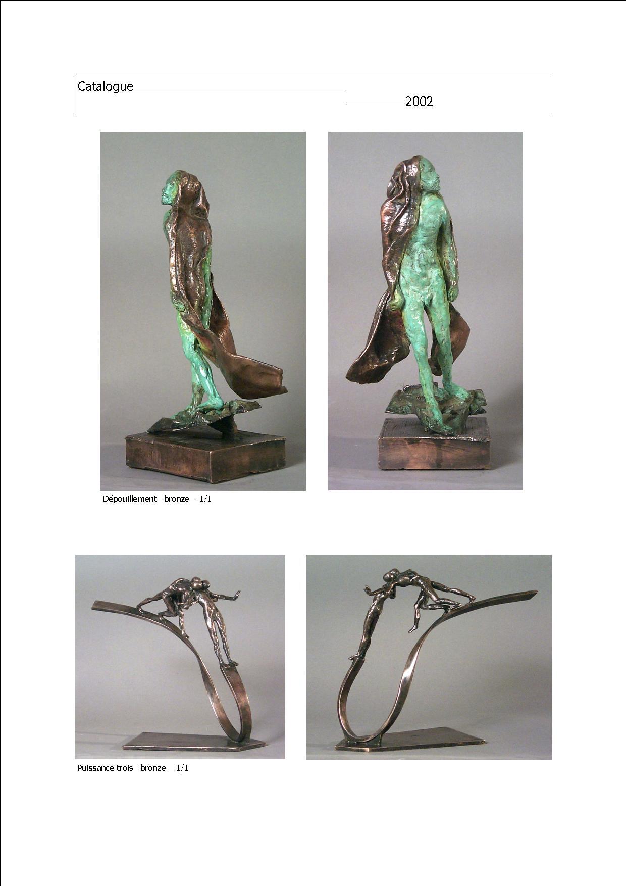 During the first 15 years of my sculptural practice, which began when I was 22, I made a large number of bronze sculptures in a figurative vein. For a long time, I was unaware of the times in which I lived. This is because I’m self-taught, and at the time I was devoting a lot of energy to artistic foundry work, to which I was totally committed. I turned my back on this period when I left the Bronze Age and entered the digital age. It was about time.