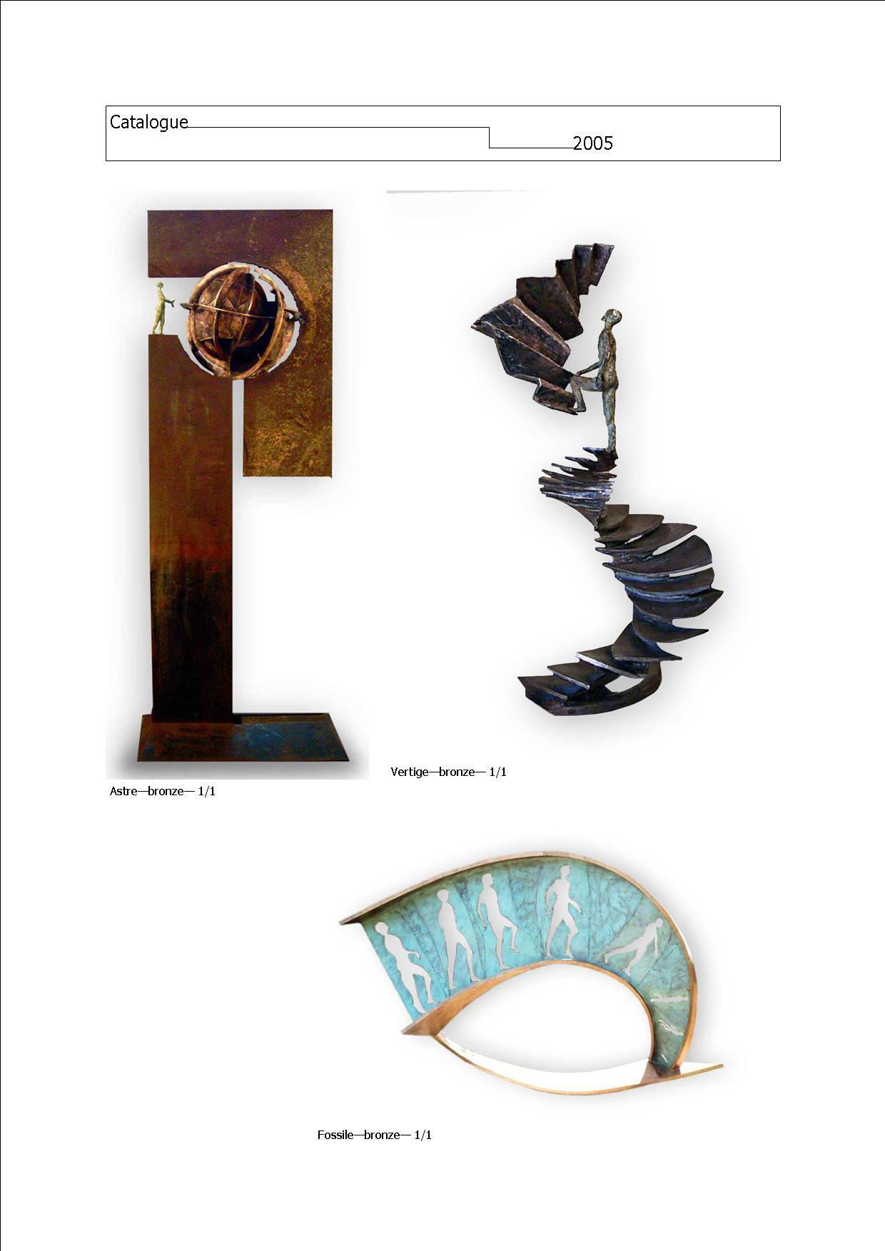 During the first 15 years of my sculptural practice, which began when I was 22, I made a large number of bronze sculptures in a figurative vein. For a long time, I was unaware of the times in which I lived. This is because I’m self-taught, and at the time I was devoting a lot of energy to artistic foundry work, to which I was totally committed. I turned my back on this period when I left the Bronze Age and entered the digital age. It was about time.