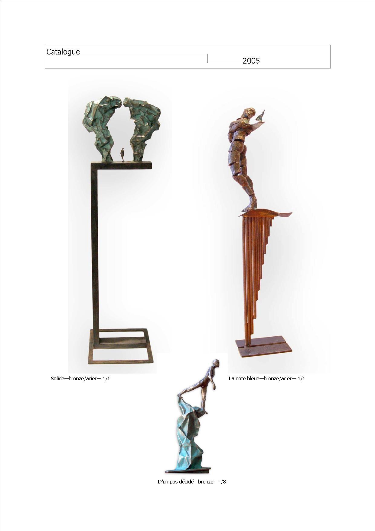 During the first 15 years of my sculptural practice, which began when I was 22, I made a large number of bronze sculptures in a figurative vein. For a long time, I was unaware of the times in which I lived. This is because I’m self-taught, and at the time I was devoting a lot of energy to artistic foundry work, to which I was totally committed. I turned my back on this period when I left the Bronze Age and entered the digital age. It was about time.