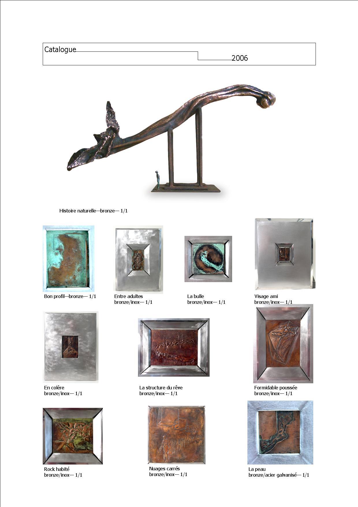 During the first 15 years of my sculptural practice, which began when I was 22, I made a large number of bronze sculptures in a figurative vein. For a long time, I was unaware of the times in which I lived. This is because I’m self-taught, and at the time I was devoting a lot of energy to artistic foundry work, to which I was totally committed. I turned my back on this period when I left the Bronze Age and entered the digital age. It was about time.