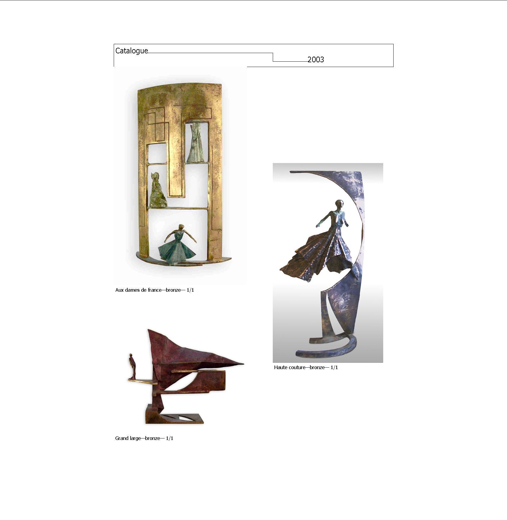 During the first 15 years of my sculptural practice, which began when I was 22, I made a large number of bronze sculptures in a figurative vein. For a long time, I was unaware of the times in which I lived. This is because I’m self-taught, and at the time I was devoting a lot of energy to artistic foundry work, to which I was totally committed. I turned my back on this period when I left the Bronze Age and entered the digital age. It was about time.